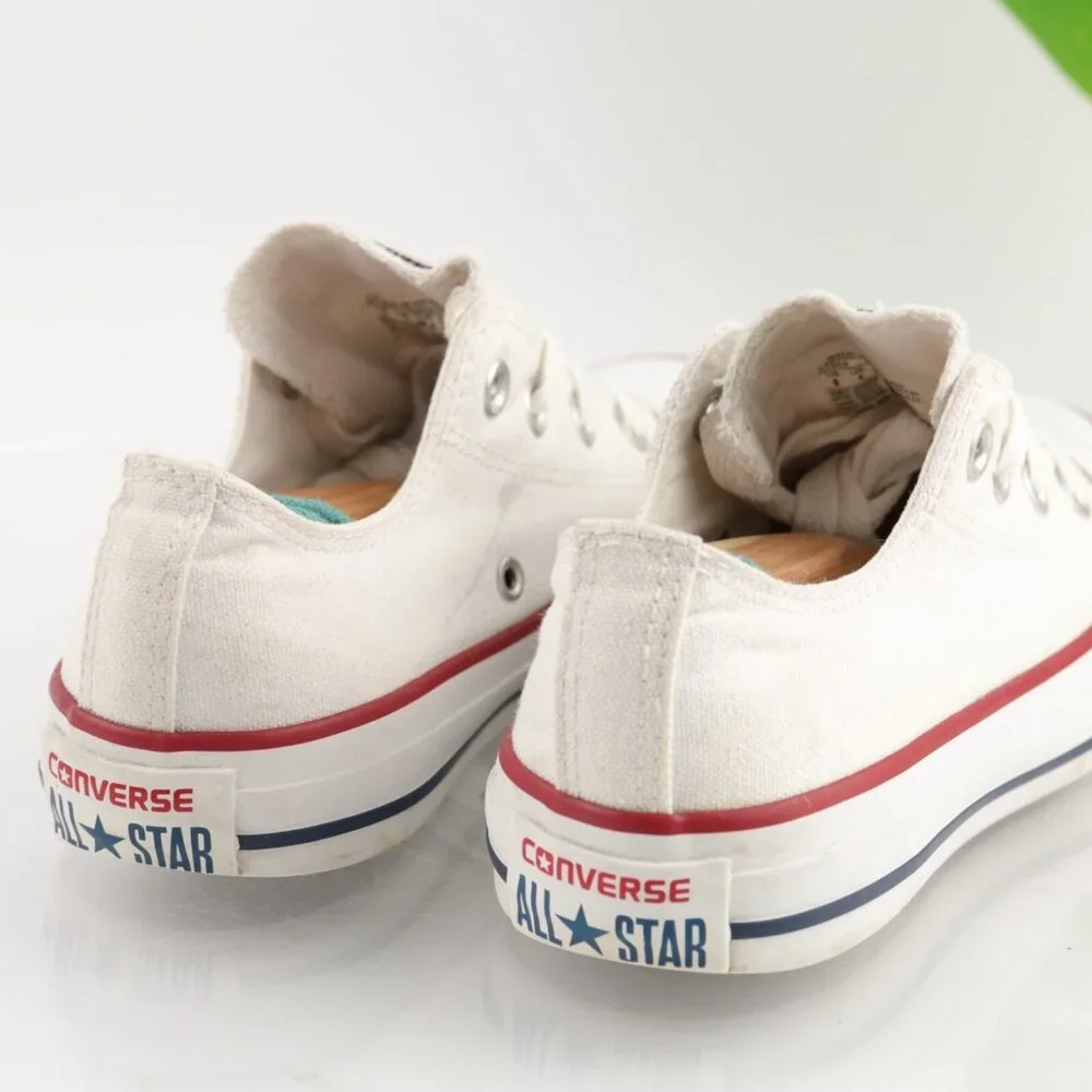 Converse Womens Shoreline Sneaker Size 6 White Canvas Low Top Lace Up Shoe Comfy - Picture 4 of 12